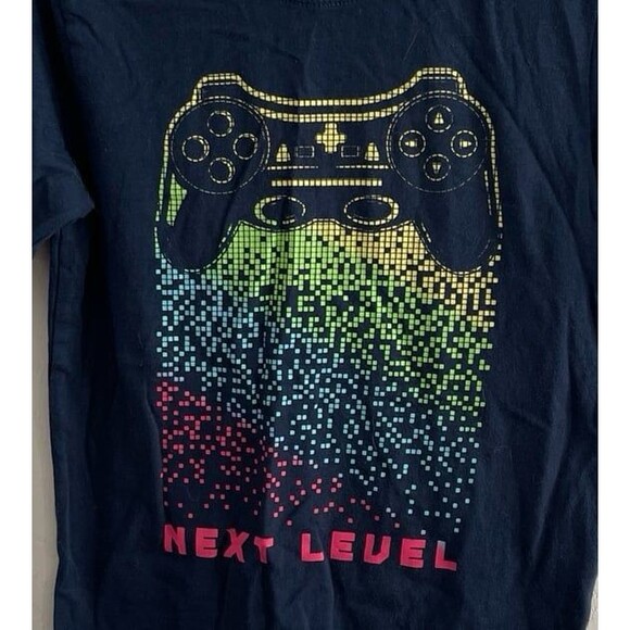 Wonder Nation “Next Level” T Shirt Size S(6-7) Blue - Picture 2 of 4